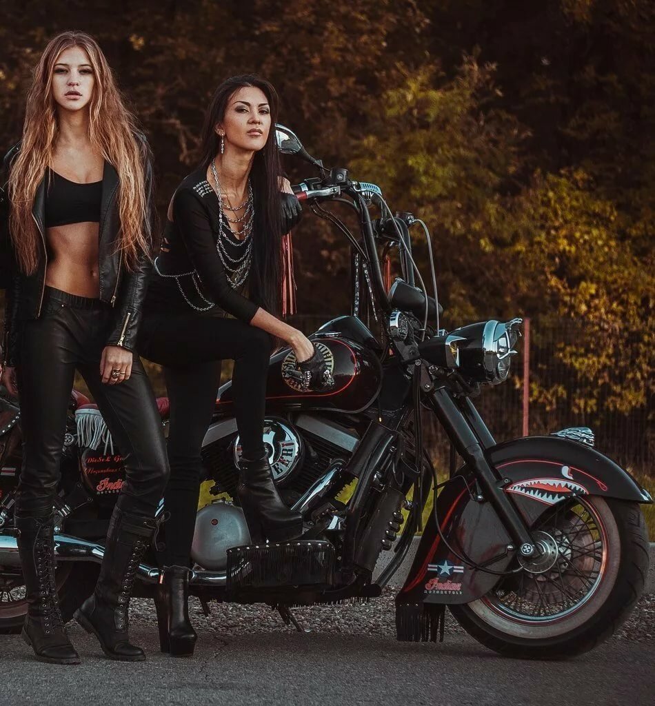 Beautiful girls and bikes in Tabriz